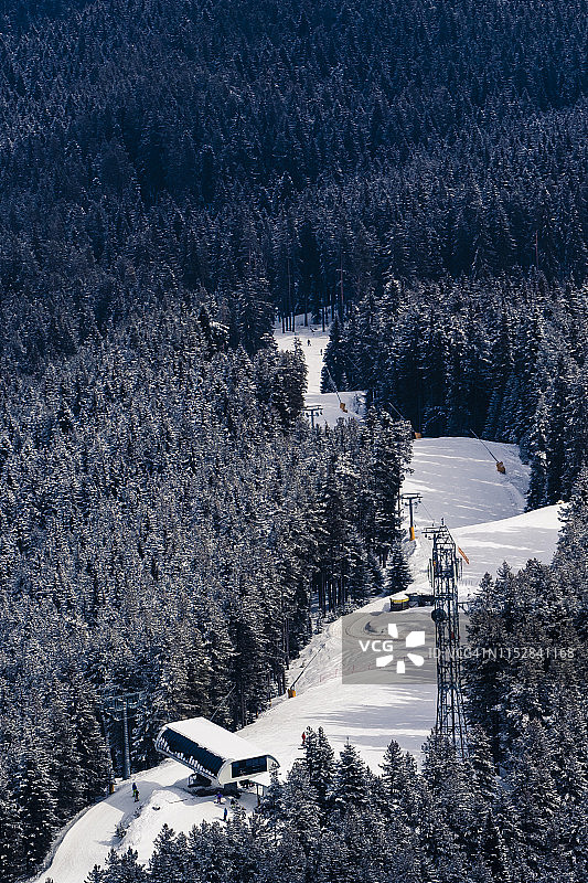 皮林山脉班斯科度假村滑雪区图片素材