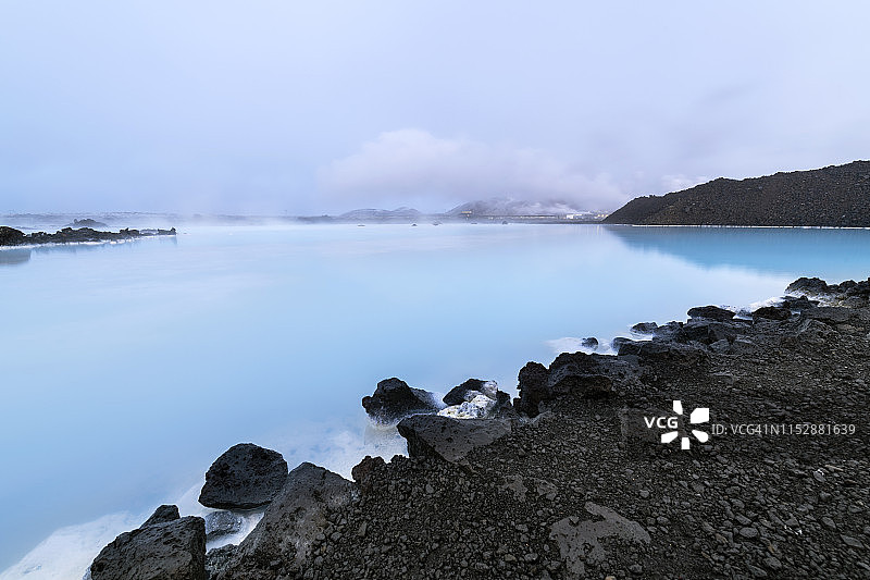 冰岛蓝色泻湖图片素材
