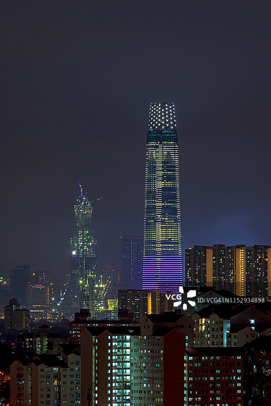 吉隆坡最高的摩天大楼：交易所106图片素材