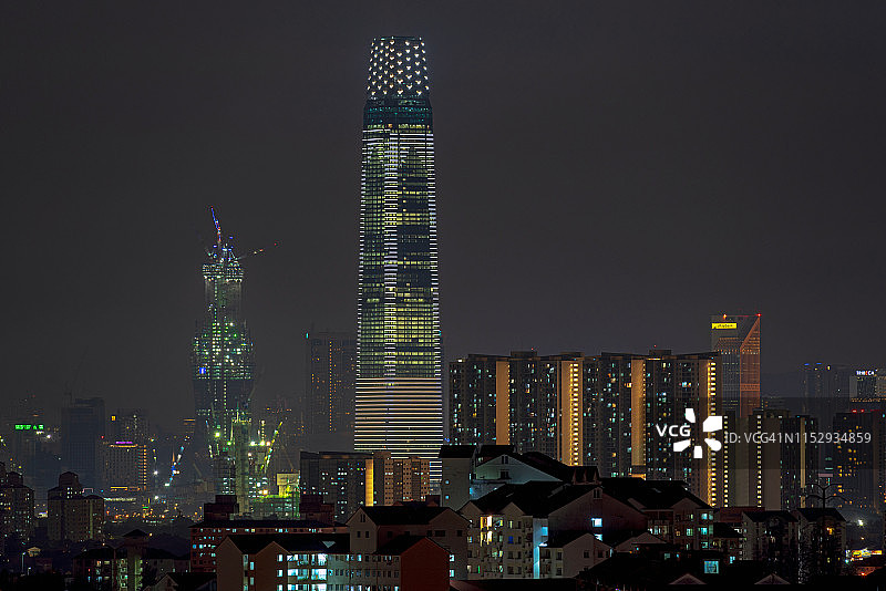 吉隆坡最高的摩天大楼：交易所106图片素材