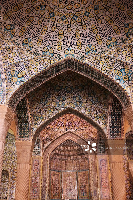 设拉子的瓦基尔清真寺图片素材