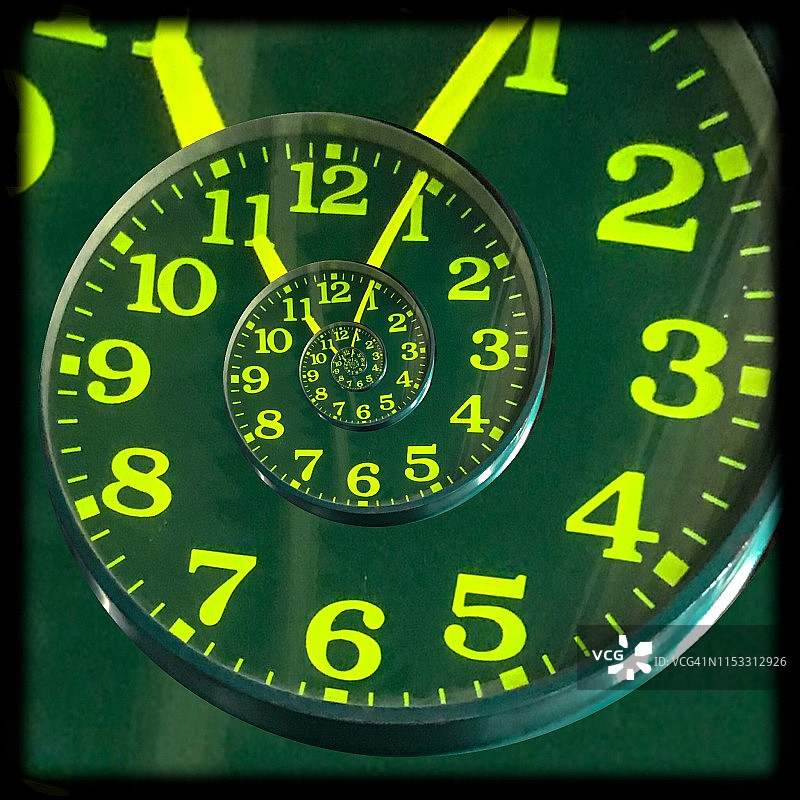 永恒的钟面图片素材