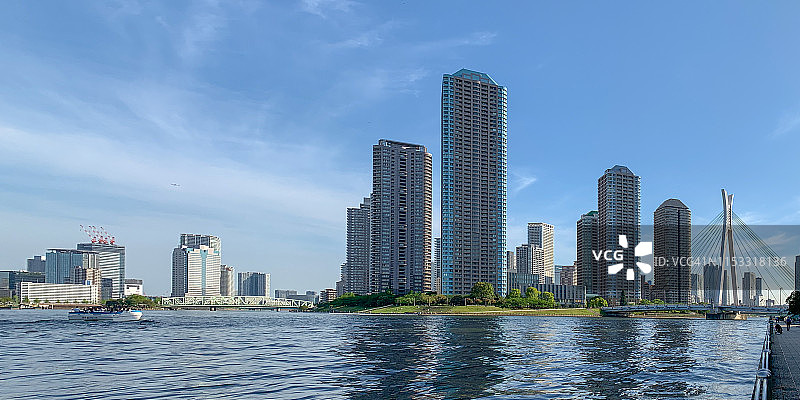 隅田川全景图片素材