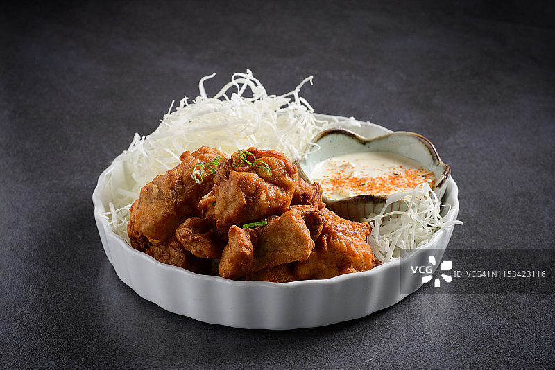 日式炸鸡块图片素材