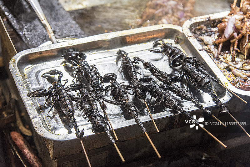 中国四川的食品市场图片素材