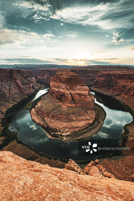 马蹄湾风光图片素材