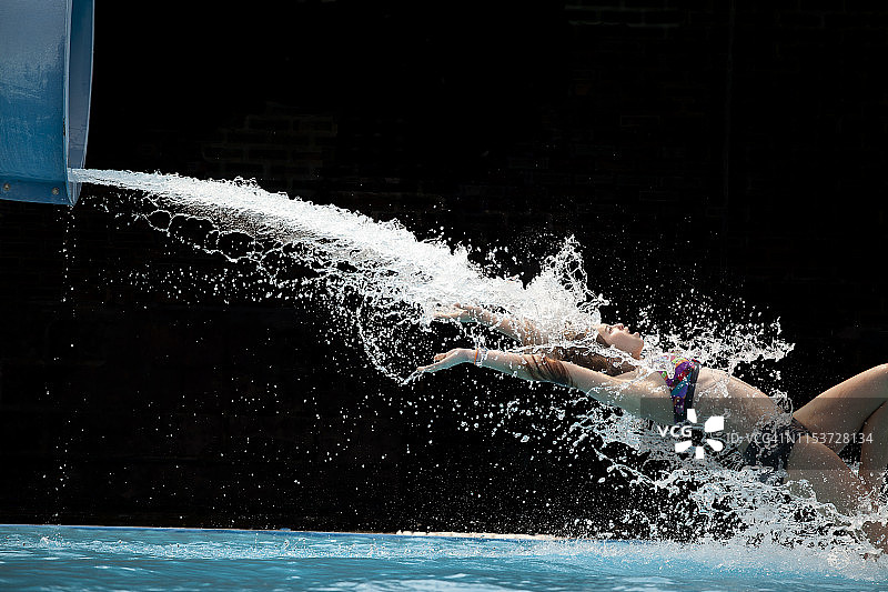 滑水道照片图片素材