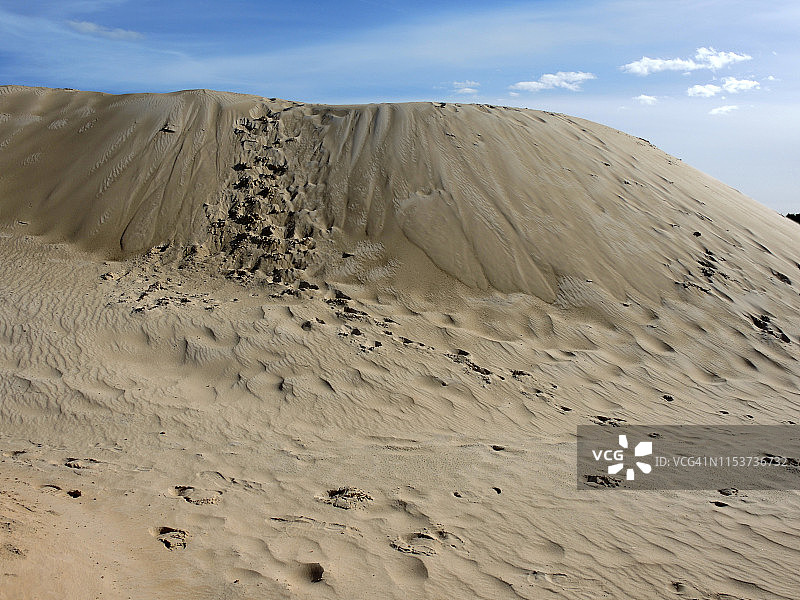 采沙场沙山风光图片素材