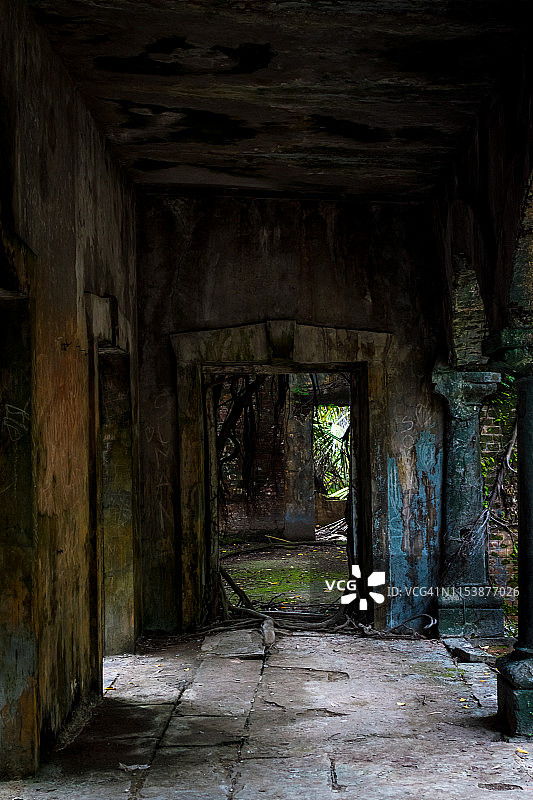 安达曼群岛的遗址图片素材