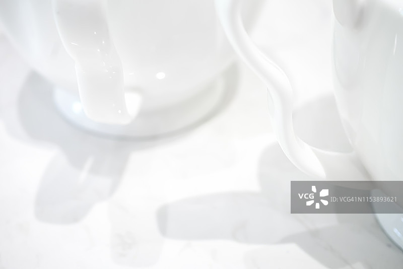 高端餐厅茶具图片素材