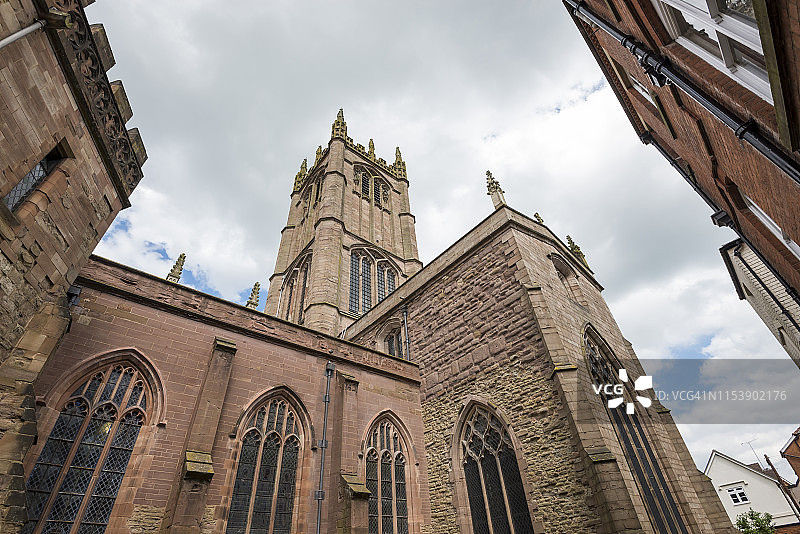 什罗普郡卢德洛圣劳伦斯教堂图片素材