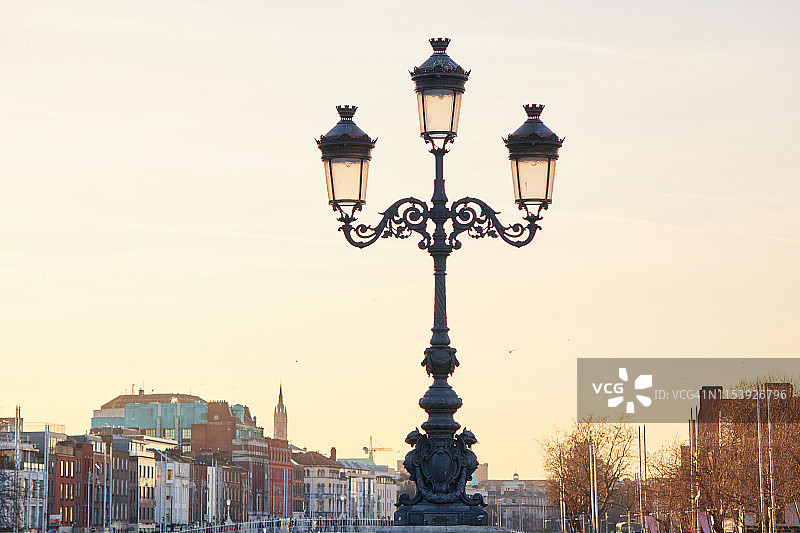 爱尔兰都柏林奥康奈尔桥图片素材