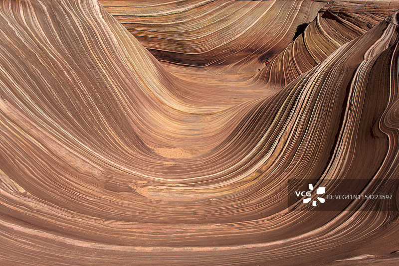 波浪砂岩地貌图片素材