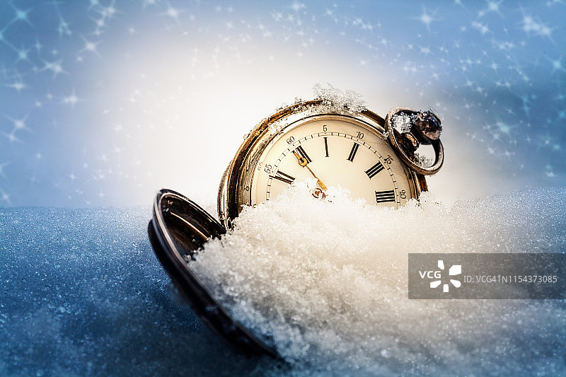 新年时钟图片素材