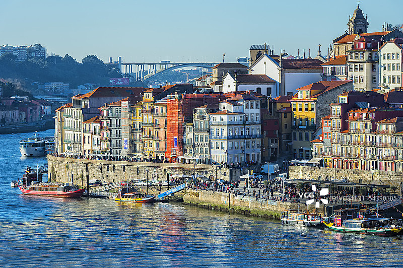 杜罗河与里贝拉区：葡萄牙波尔图联合国教科文组织世界遗产图片素材