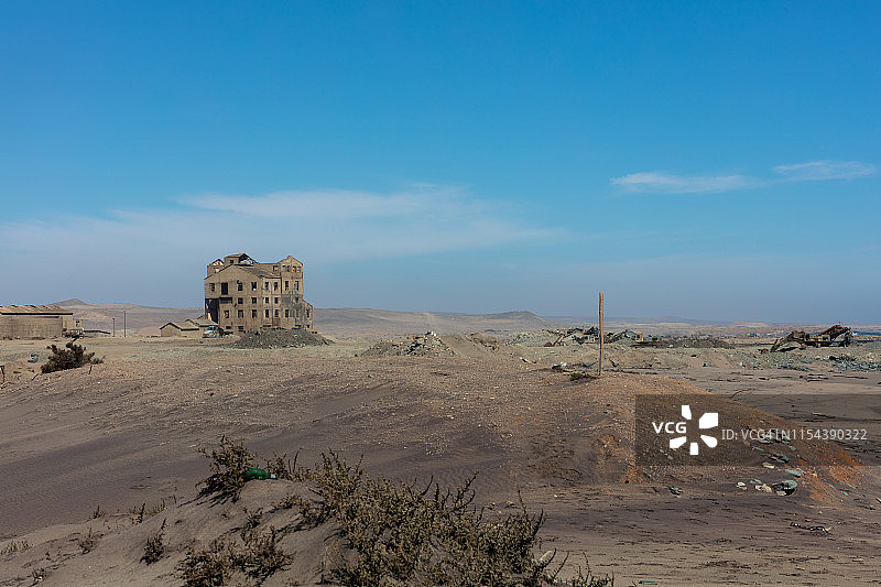 位于南非北开普省亚历山大湾奥兰治河口南岸的钻石矿图片素材