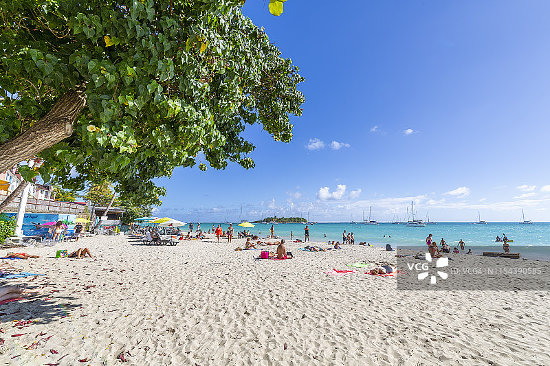 瓜德罗普岛戈西埃灯塔风光图片素材