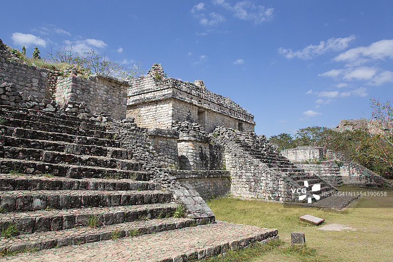 尤卡坦半岛玛雅考古遗址Ek Balam的17号建筑，墨西哥尤卡坦图片素材