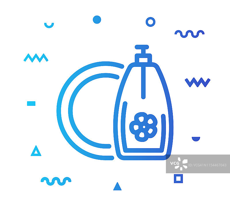 晾衣绳样式图标设计图片素材