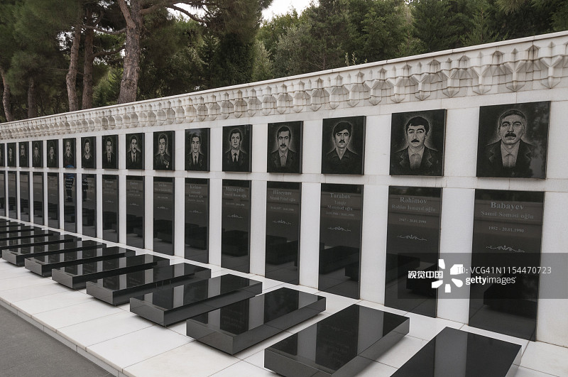 阿塞拜疆巴库烈士巷图片素材