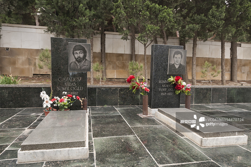 阿塞拜疆巴库烈士巷图片素材