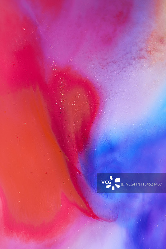 用酒精墨水技术制成的鲜艳抽象背景图片素材