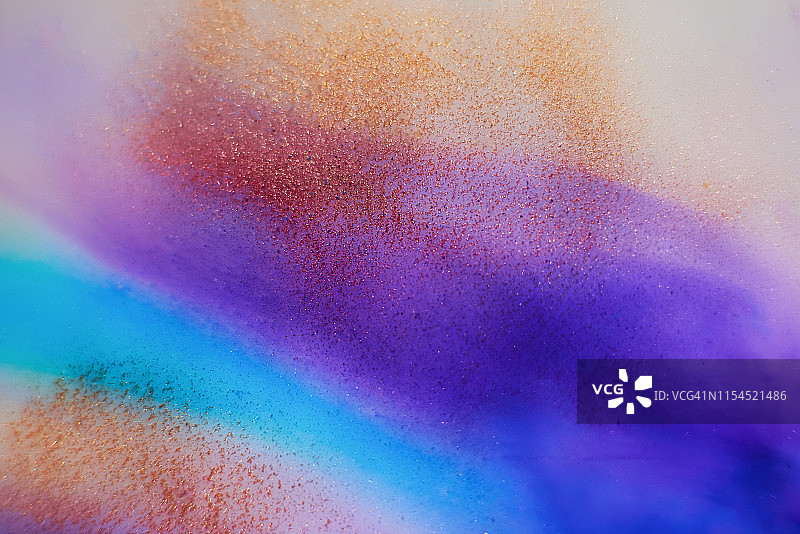 用酒精墨水技术制成的鲜艳抽象背景图片素材