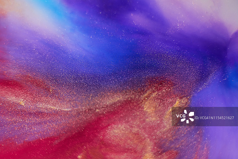 用酒精墨水技术制成的鲜艳抽象背景图片素材