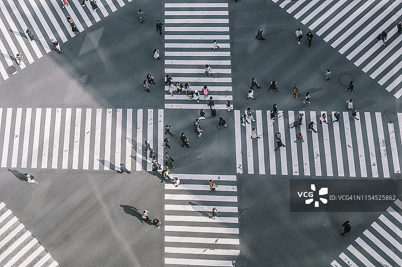 东京银座的繁华街道图片素材