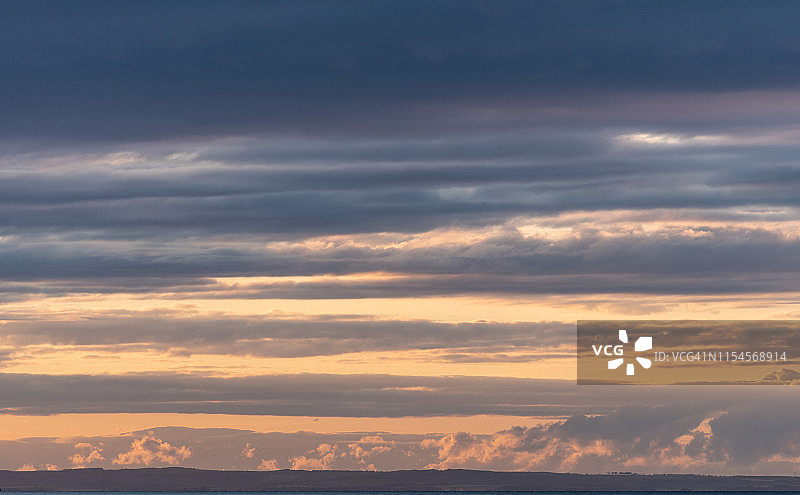 积雨云的云景图片素材