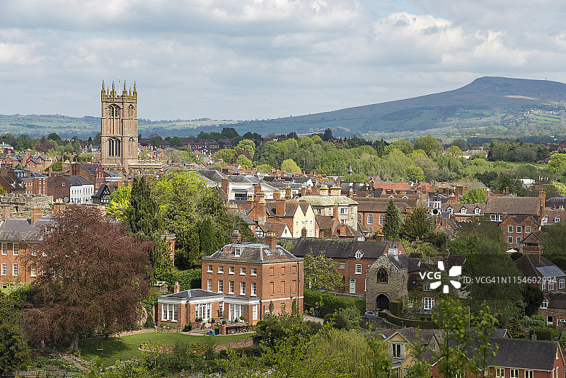 英国什罗普郡勒德洛图片素材