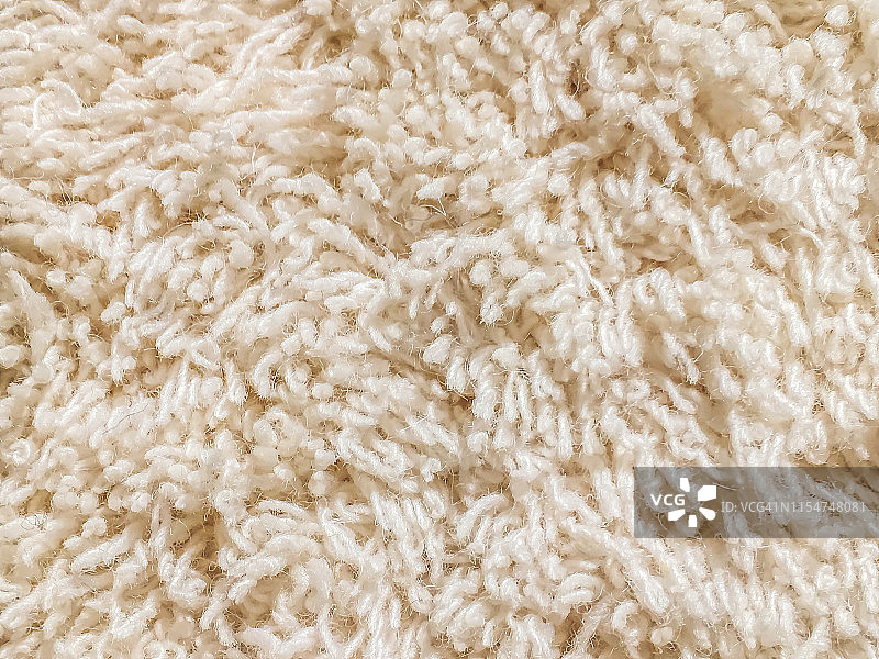 奶油割绒地毯纹理图片素材