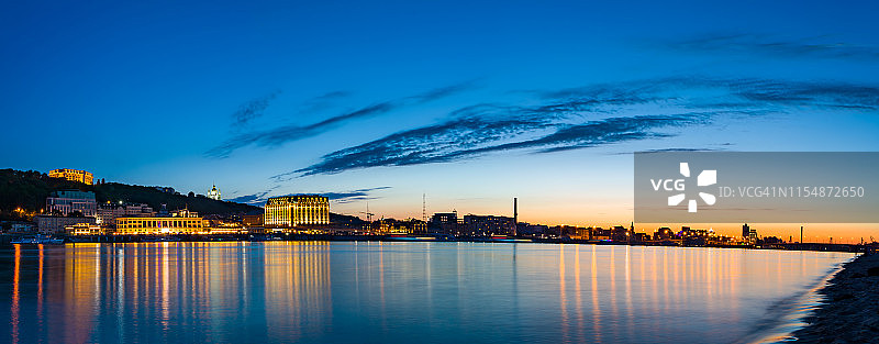 夜景城市全景图片素材