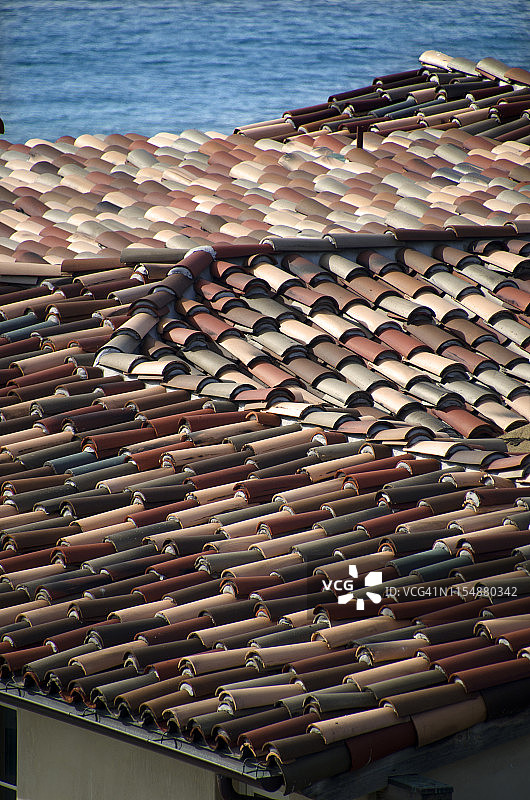 房屋屋顶瓦片图片素材