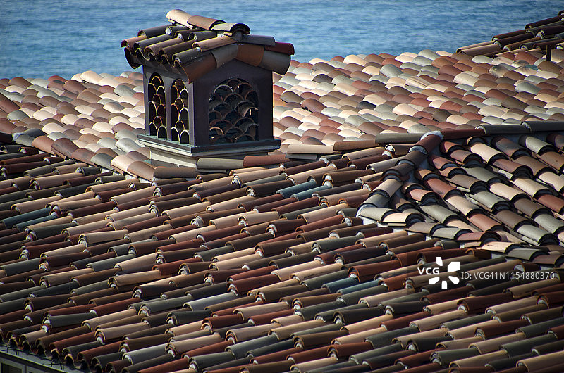 房屋屋顶瓦片图片素材