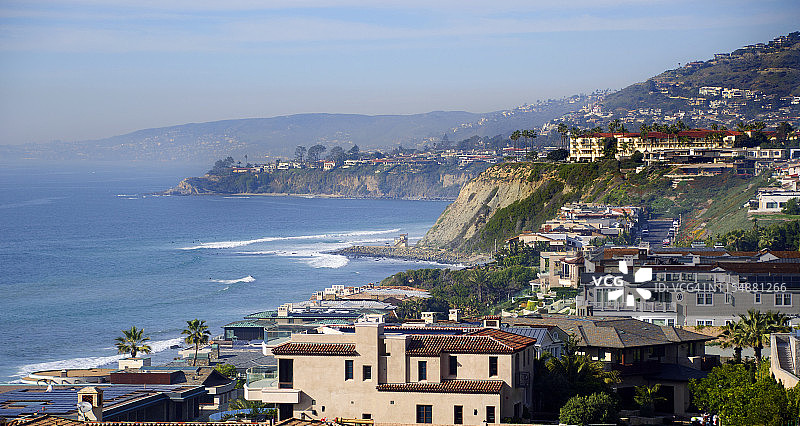 达纳 point 海滩山顶住宅图片素材