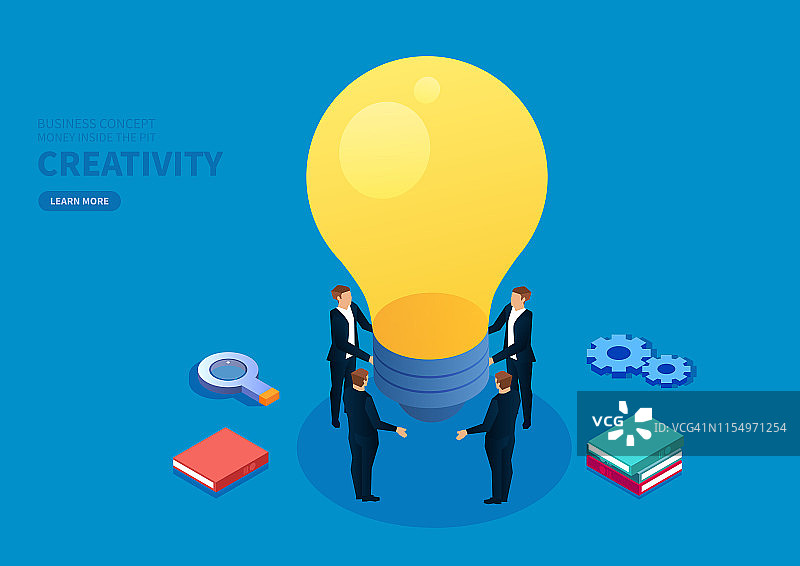 团队头脑风暴和创造力图片素材