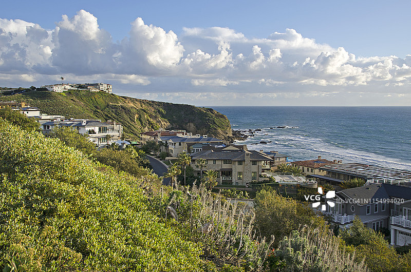 达纳 point 海滩山顶住宅图片素材
