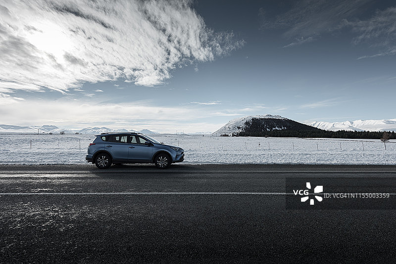 冬季新西兰公路之旅图片素材