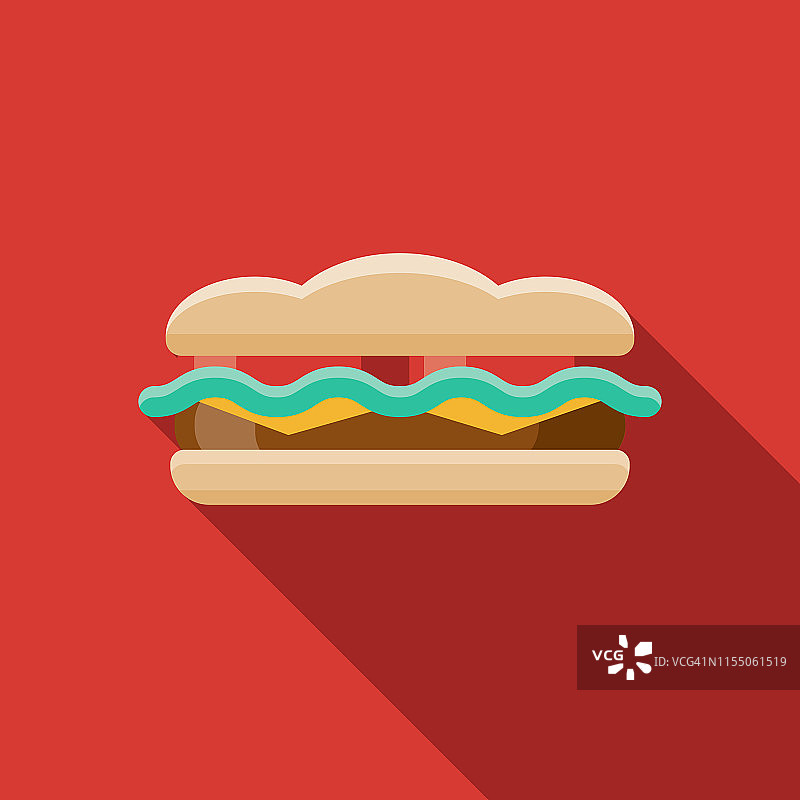 烤牛肉三明治图标图片素材