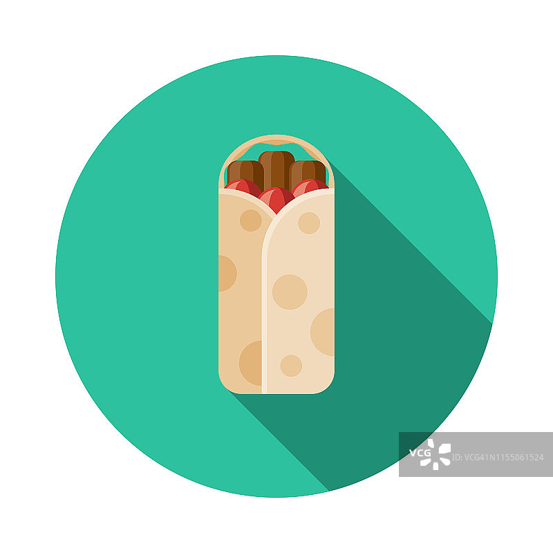 沙威玛三明治图标图片素材