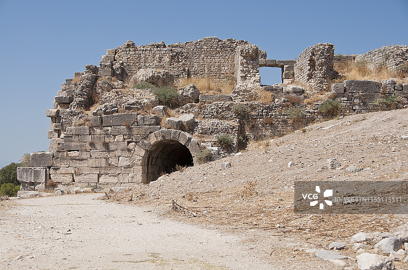 米利都剧院，米拉斯，土耳其图片素材