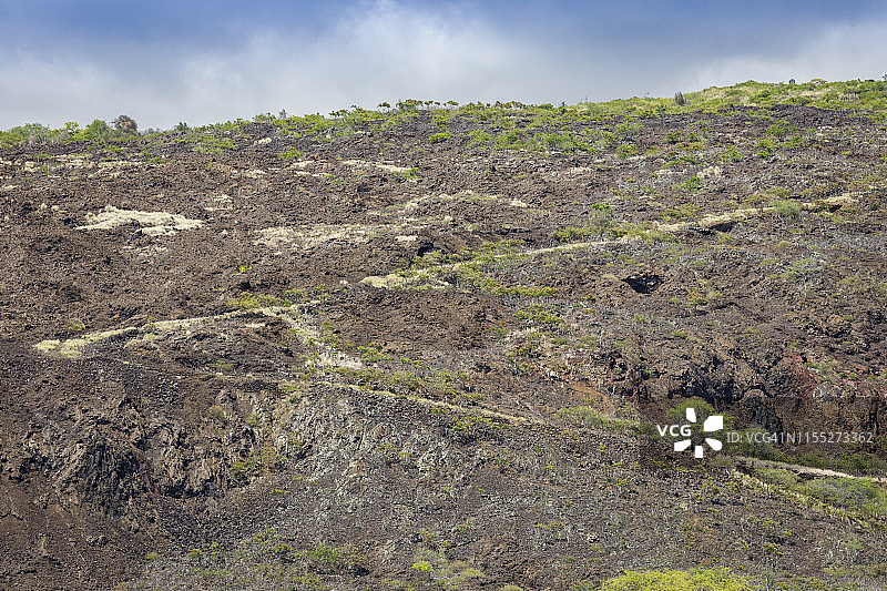 夏威夷科纳的库克船长纪念碑徒步小径图片素材