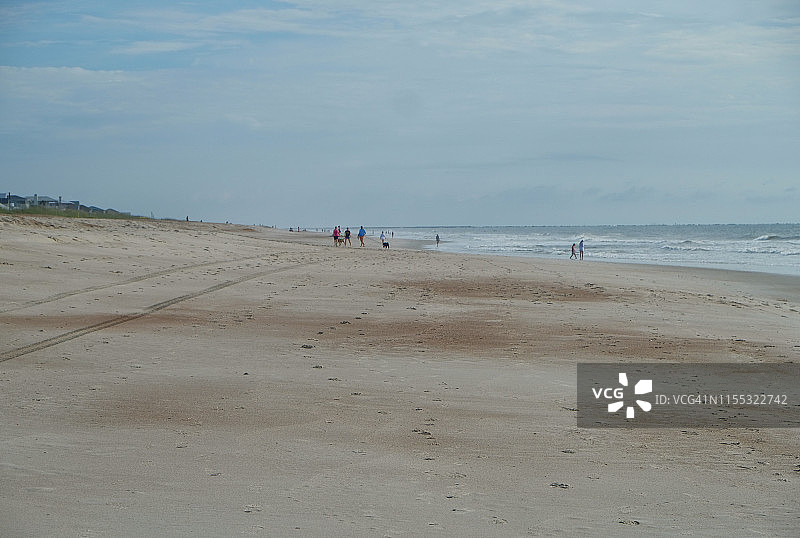 佛罗里达州阿米莉亚岛费南迪纳海滩图片素材