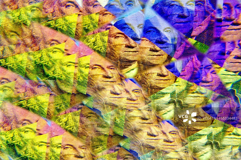 万花筒美元图片素材