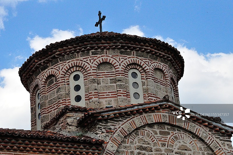 阿塞诺夫格勒阿森要塞圣母教堂顶部图片素材