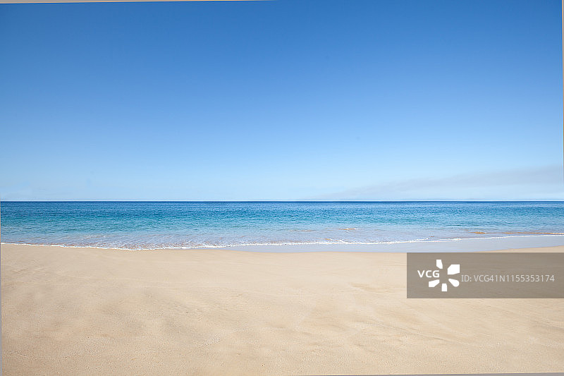 海滩沙滩与大海图片素材