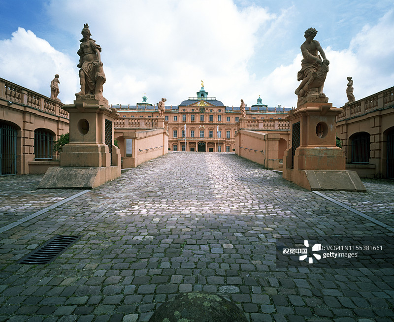 拉施塔特的巴洛克风格宫殿图片素材