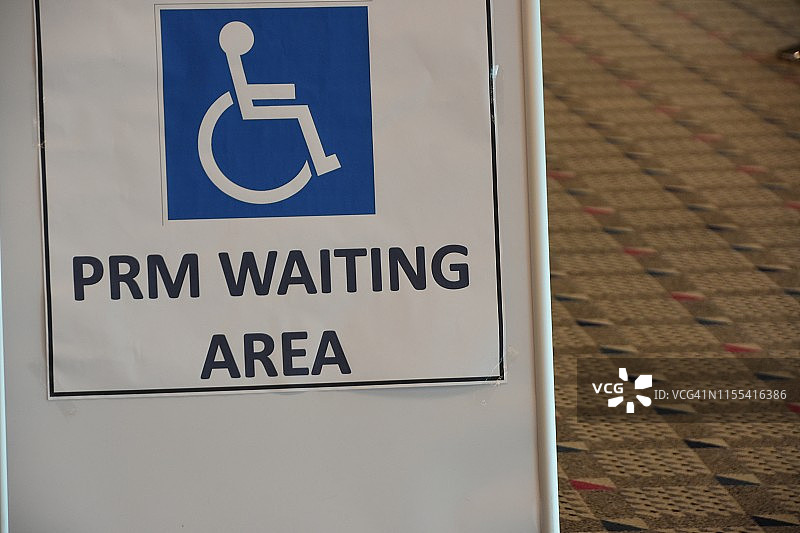 无障碍候车区图片素材