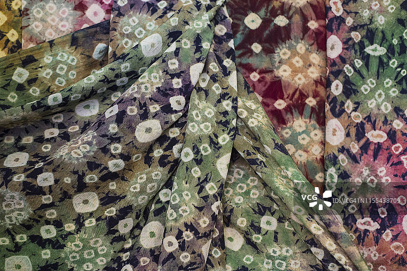 巨港Jumputan面料图片素材